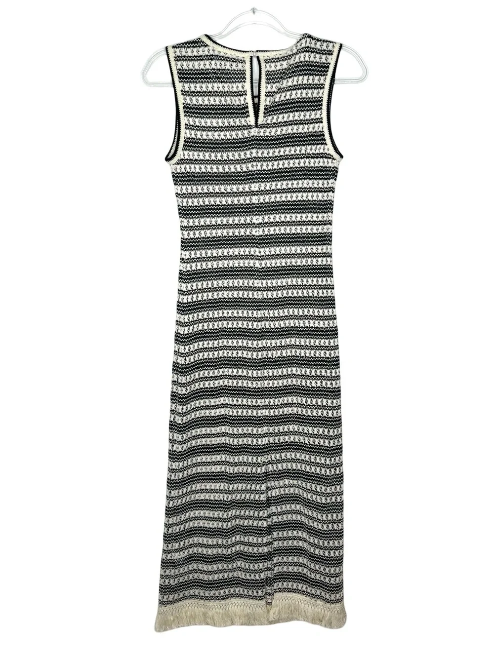 J. Crew | Collection Crochet Midi Dress in Stripe XXS